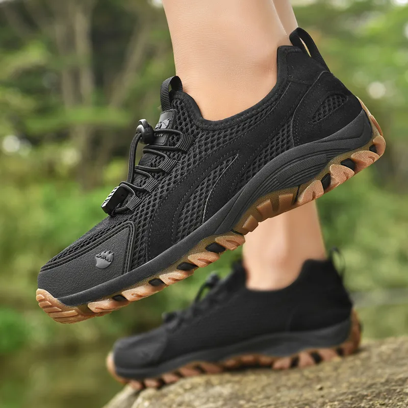 Caddy Wolfclaw Cushioned Breathable Coverage Impact-Resistant Low-Top Hiking Shoes Men's-3