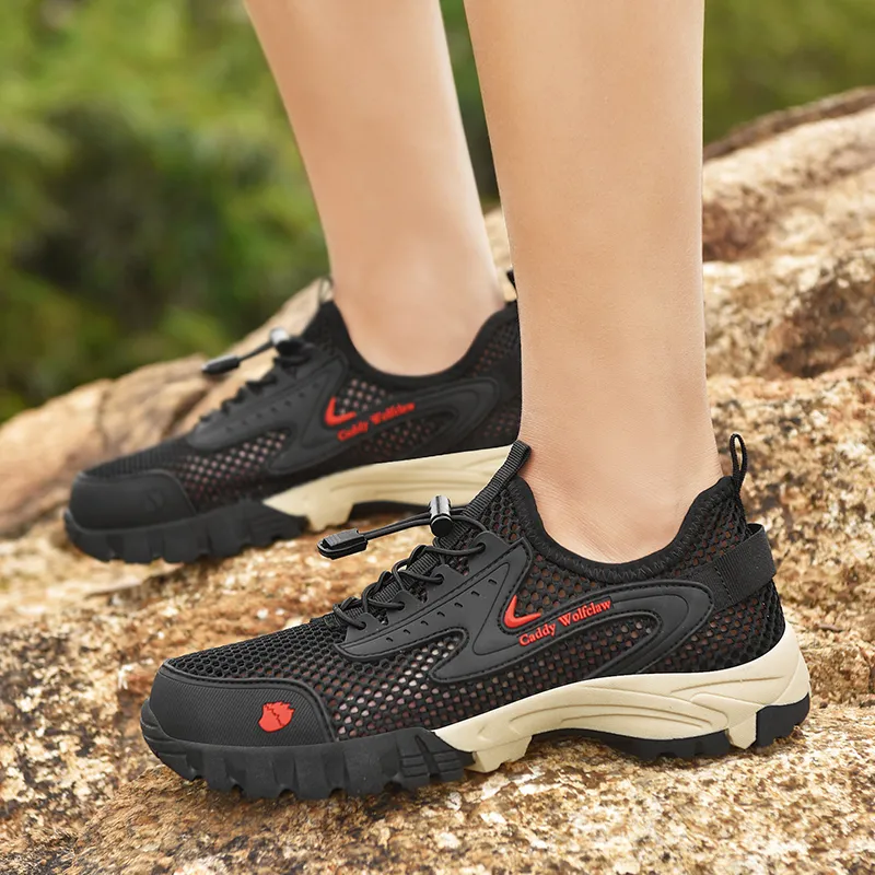 Caddy Wolfclaw Cushioned Slip Resistant Breathable Trekking Shoes Men's-14