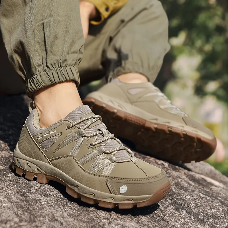 Caddy Wolfclaw Cushioned Slip-Resistant Breathable Low-Top Hiking/Trekking Shoes Unisex-18