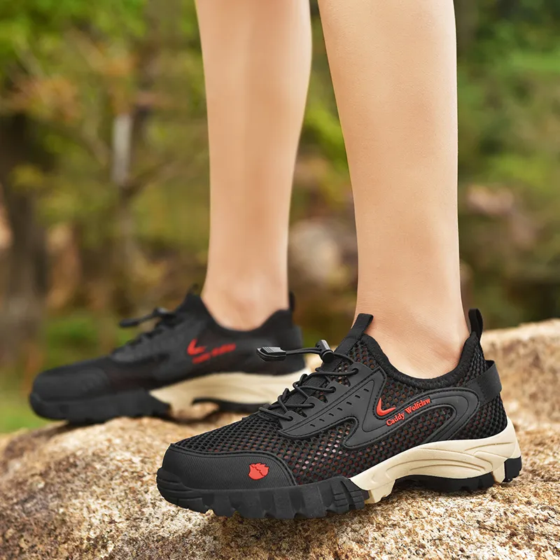 Caddy Wolfclaw Cushioned Slip Resistant Breathable Trekking Shoes Men's-12