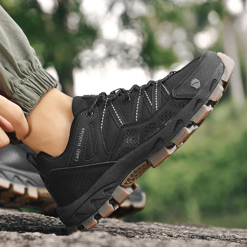 Caddy Wolfclaw Cushioned Slip-Resistant Breathable Low-Top Hiking/Trekking Shoes Unisex-2