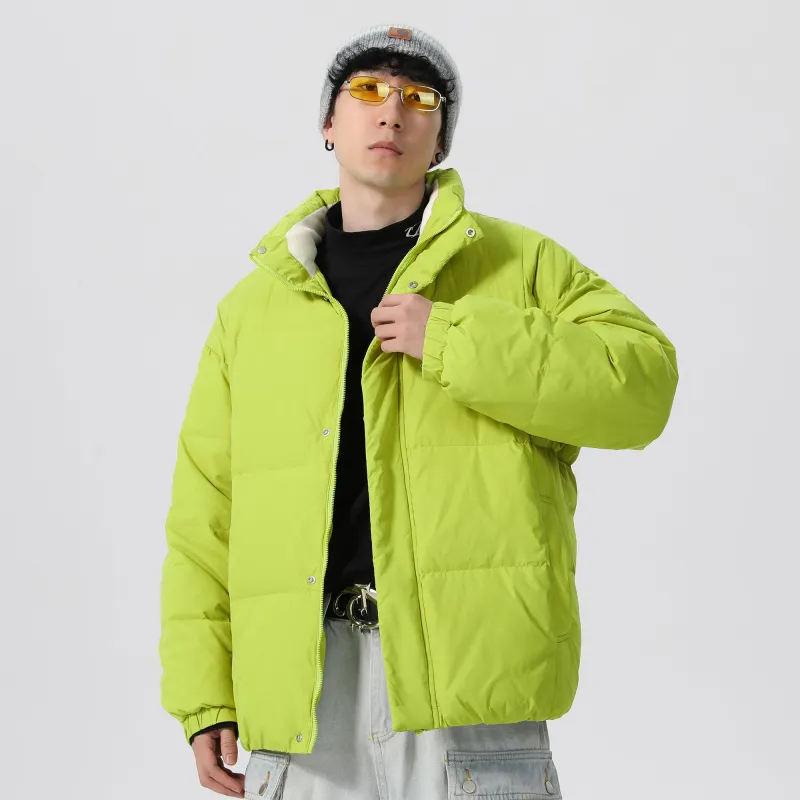 SIDEEFFECT Down Jacket Coat Winter Unisex Black-22