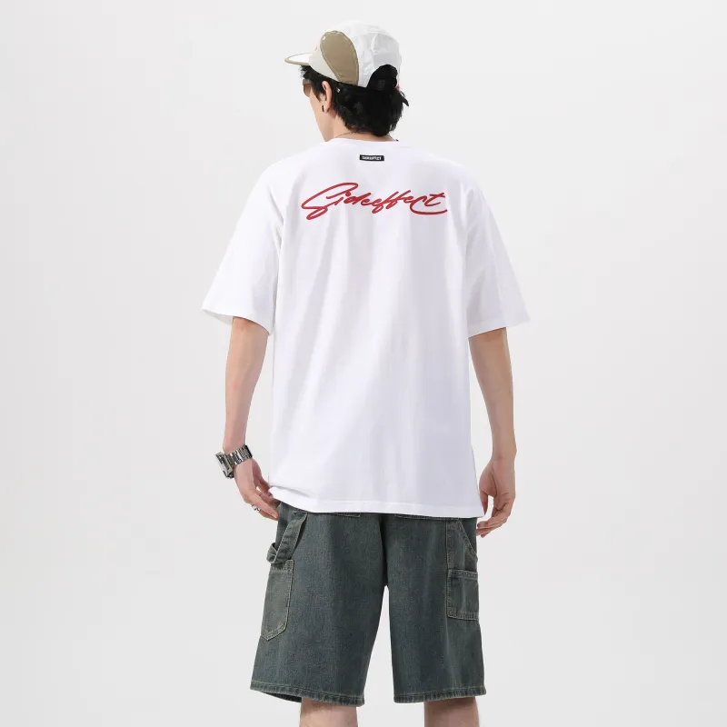 SIDEEFFECT Short Sleeved T Shirts Unisex Summer-8