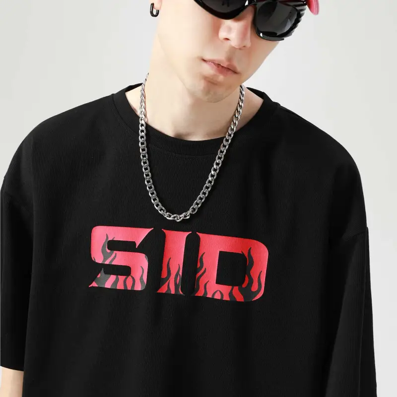 SIDEEFFECT Short Sleeved T Shirts Unisex Summer-5