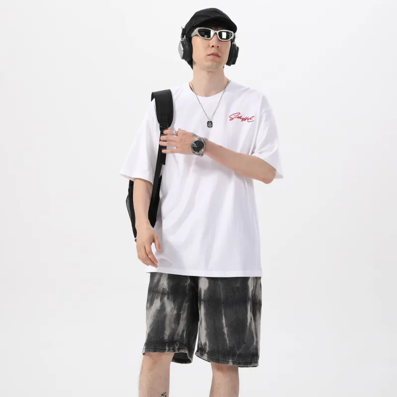 SIDEEFFECT Short Sleeved T Shirts Unisex Summer-7