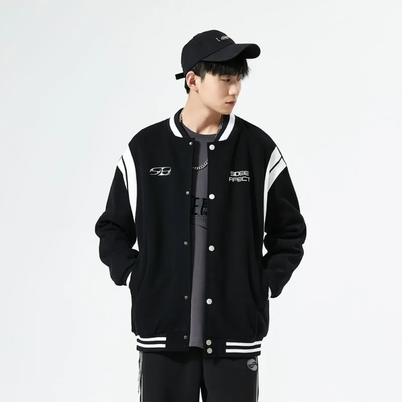 SIDEEFFECT Baseball Jacket Unisex-2