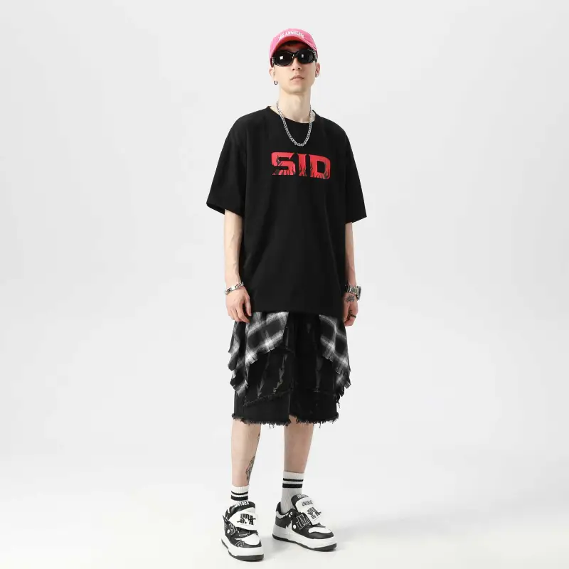 SIDEEFFECT Short Sleeved T Shirts Unisex Summer-6