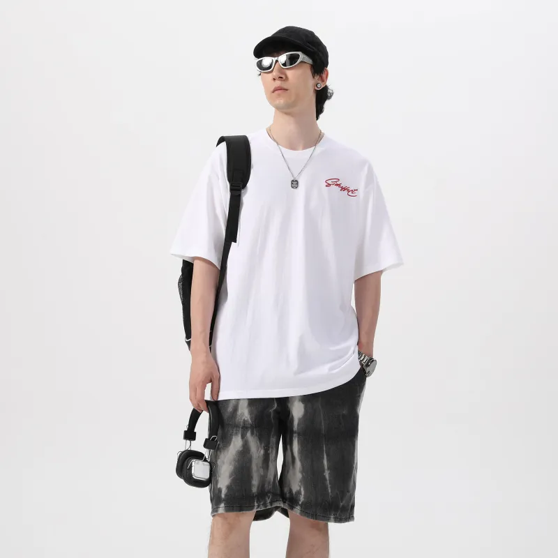 SIDEEFFECT Short Sleeved T Shirts Unisex Summer-6