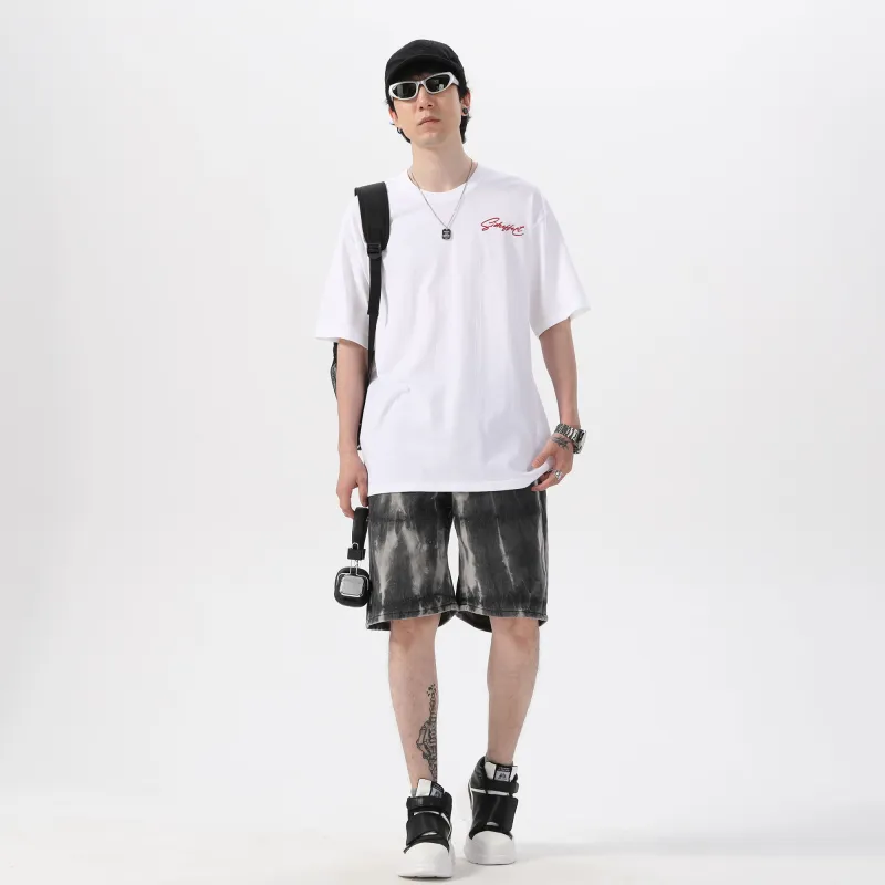 SIDEEFFECT Short Sleeved T Shirts Unisex Summer-5