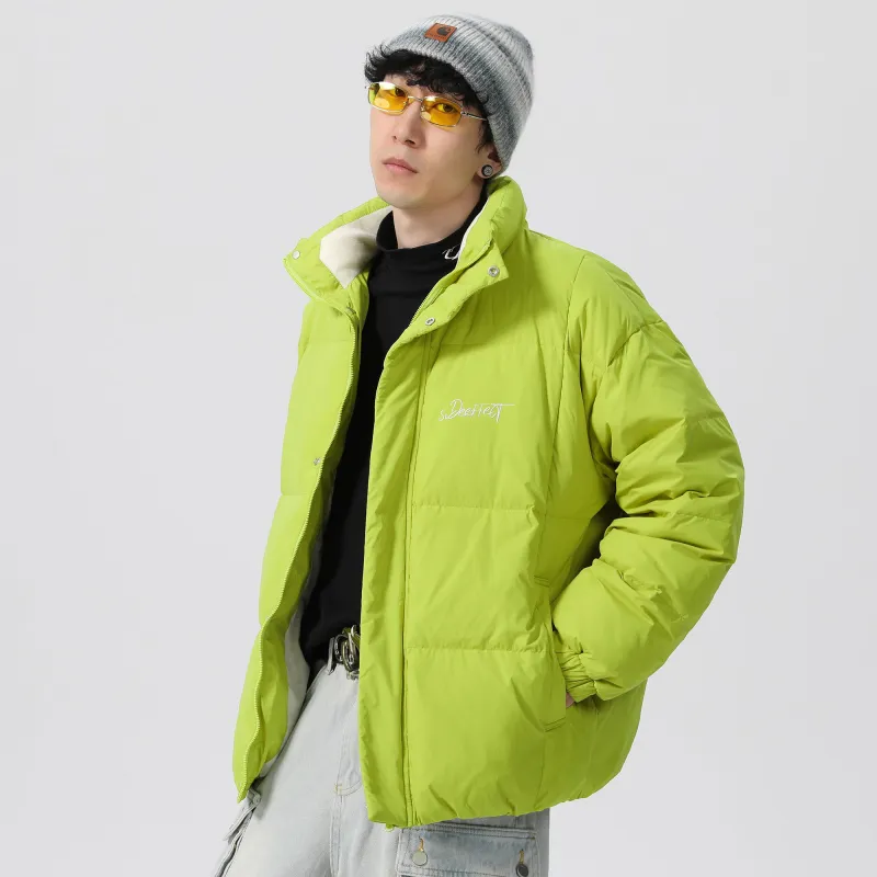 SIDEEFFECT Down Jacket Coat Winter Unisex Black-21