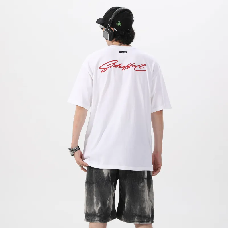 SIDEEFFECT Short Sleeved T Shirts Unisex Summer-2