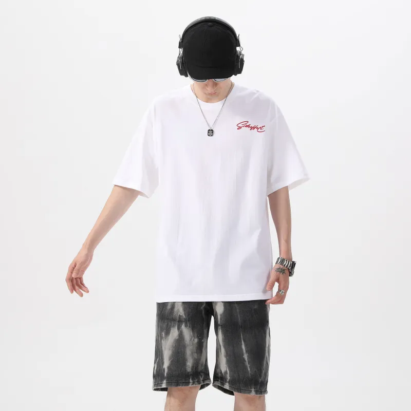 SIDEEFFECT Short Sleeved T Shirts Unisex Summer-3