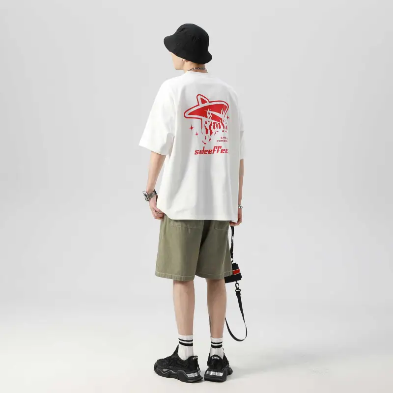 SIDEEFFECT Short Sleeved T Shirts Unisex Summer-9