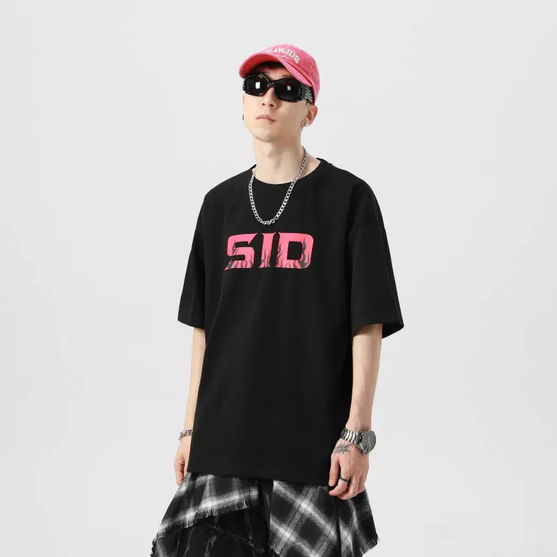 SIDEEFFECT Short Sleeved T Shirts Unisex Summer-3