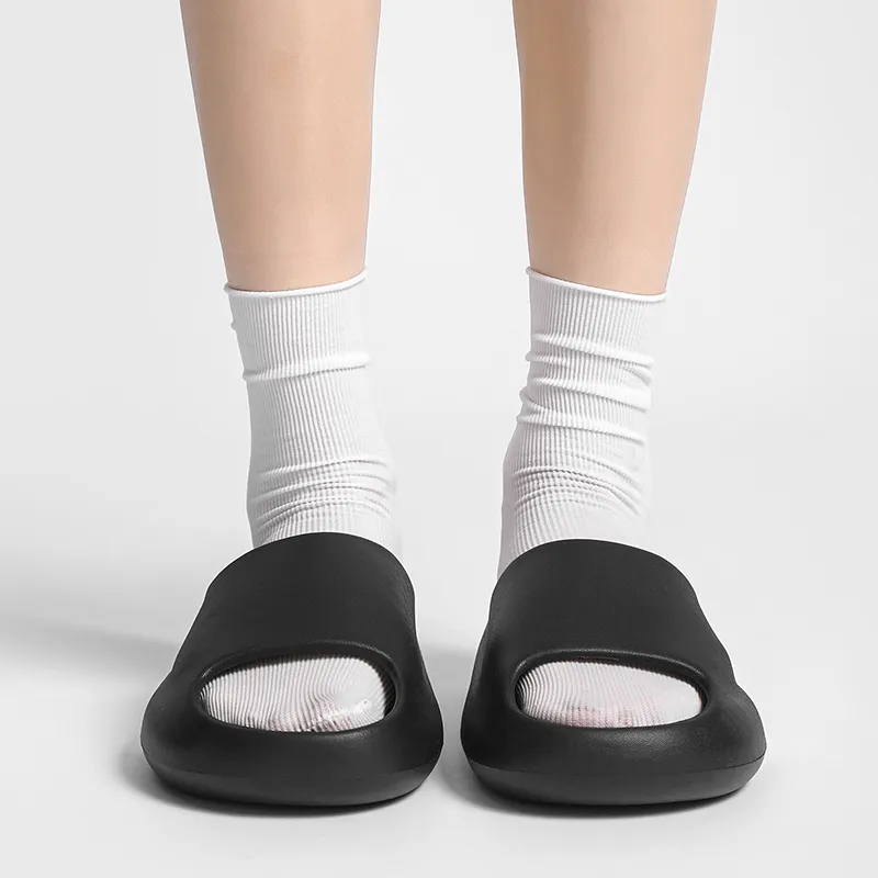 NB CROSS Slide Slippers Unisex White/Black-13