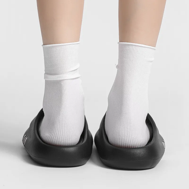 NB CROSS Slide Slippers Unisex White/Black-15