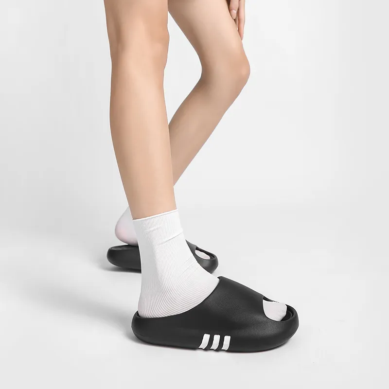 NB CROSS Slide Slippers Unisex White/Black-17