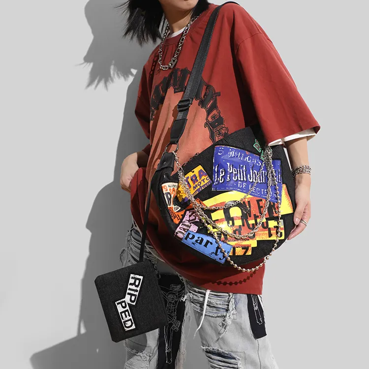 MASTER CANVAS Polyester Dumpling Bag Shoulder Bag Crossbody Bag Regular Unisex Black-5