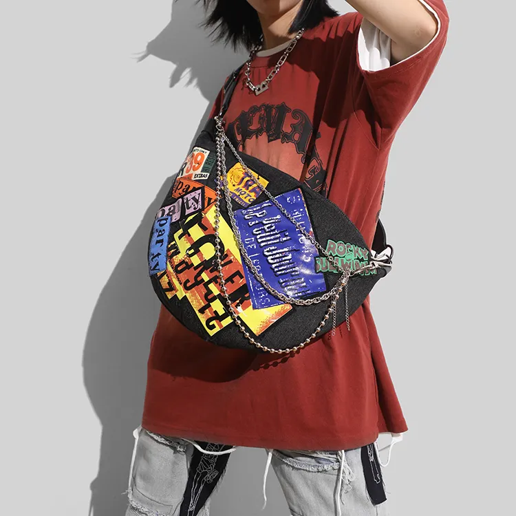 MASTER CANVAS Polyester Dumpling Bag Shoulder Bag Crossbody Bag Regular Unisex Black-6