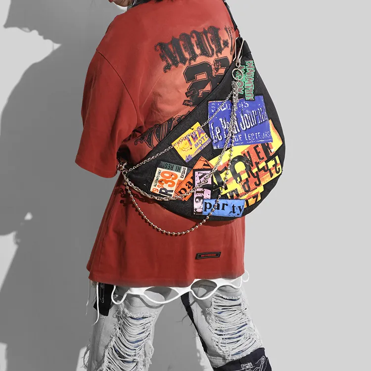 MASTER CANVAS Polyester Dumpling Bag Shoulder Bag Crossbody Bag Regular Unisex Black-4