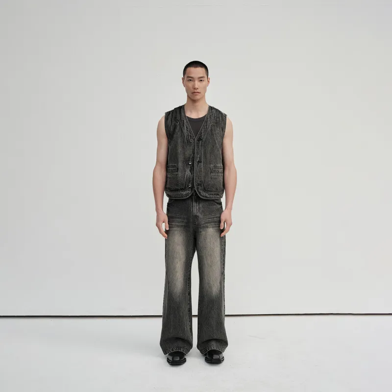 NANS STUDIO Vests Men-6
