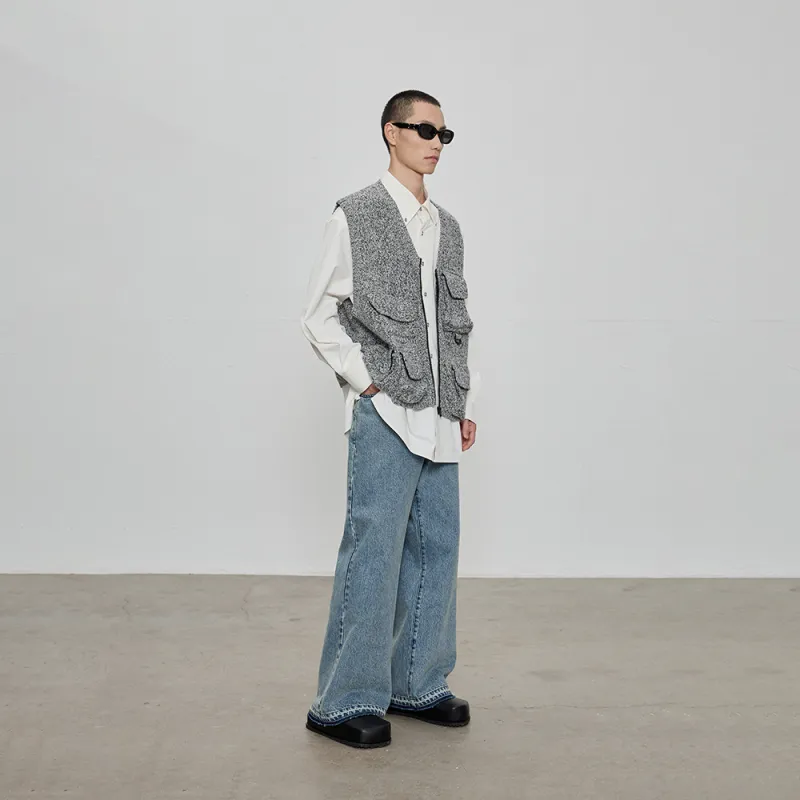 NANS STUDIO Vests Men-7