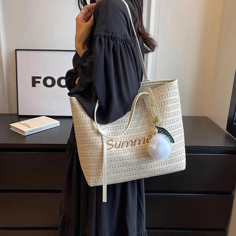 Old Man's Head Fabric, Synthetic Leather Tote Handbag, Shoulder Bag Women's White-3