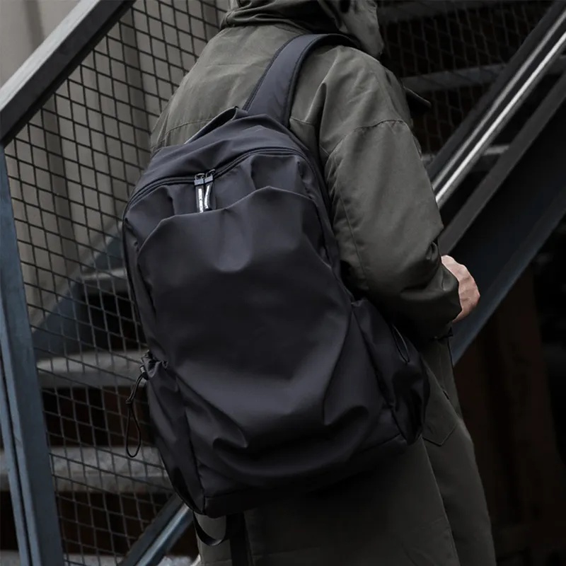Old Man's Head Fabric Backpack Regular Men Multicolor-1
