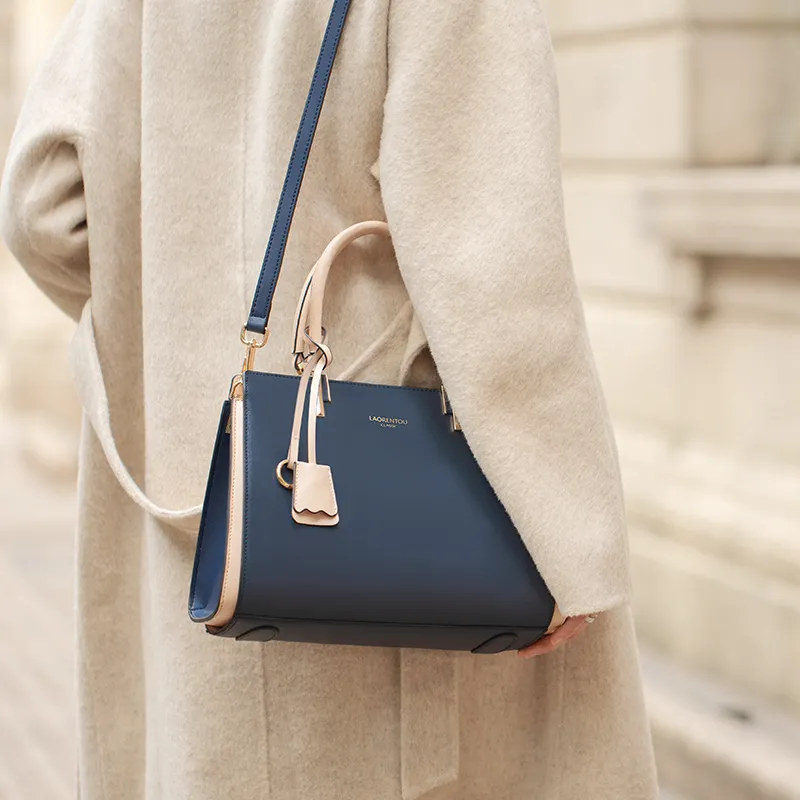 Old Man's Head Cow Leather Tote Bag Crossbody Bag One Shoulder Handbag Regular Women's Multicolor-32