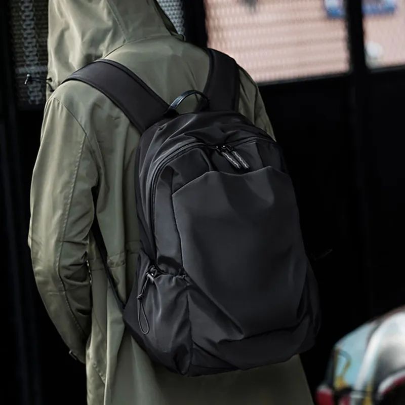 Old Man's Head Fabric Backpack Regular Men Multicolor-2