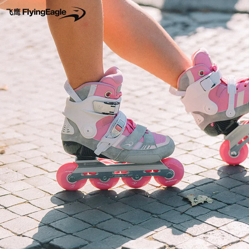 FLYING EAGLE Inline Skates Women's Gray Pink-1