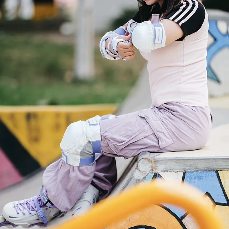 FLYING EAGLE Inline Skates Unisex White Purple-7