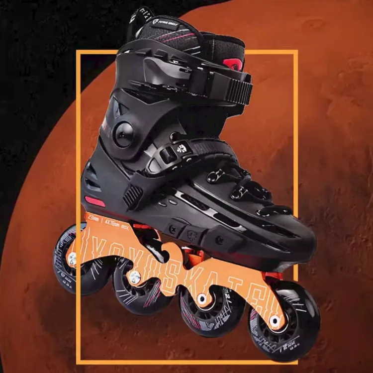 FLYING EAGLE Inline Skates EPS Liner Outdoor Unisex Black Red-1