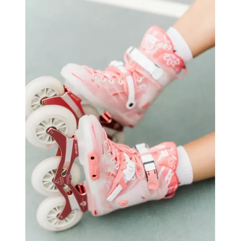 FLYING EAGLE Inline Skates Unisex Coral Pink-4