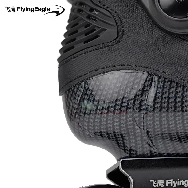 FLYING EAGLE Inline Skates City Street Drifting, Flower Patterned Cornering Unisex Silver Black-4
