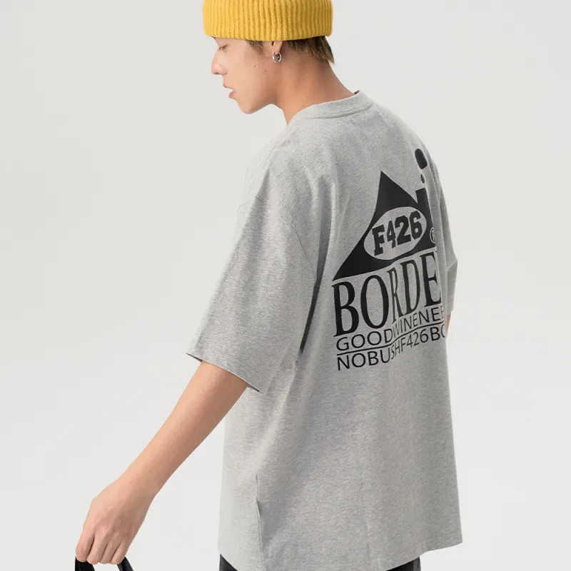 F426 Drop Shoulder Sleeve T Shirt Unisex-8