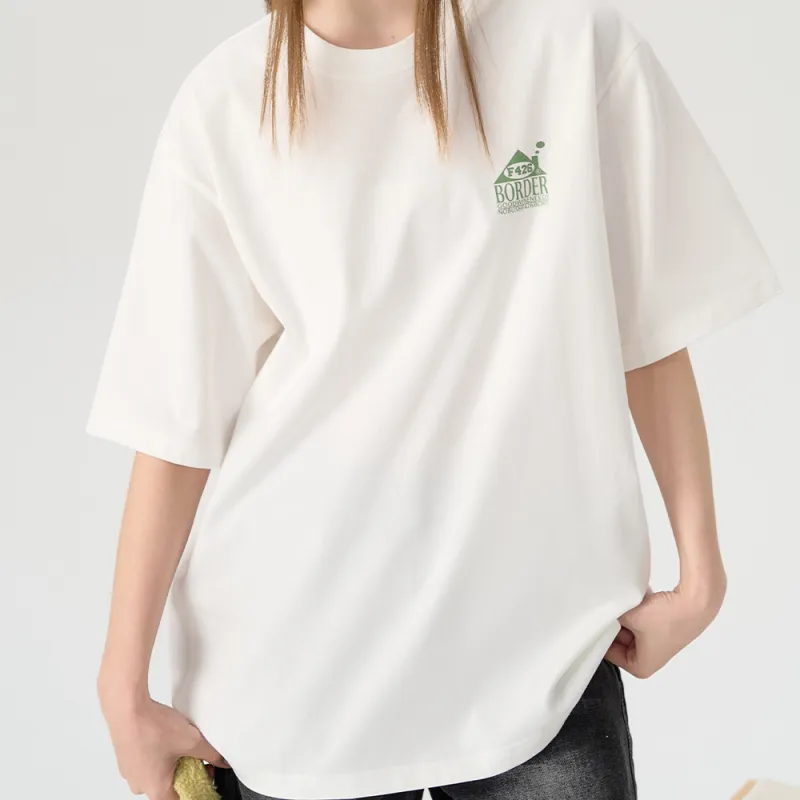 F426 Drop Shoulder Sleeve T Shirt Unisex-3