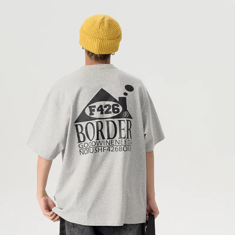F426 Drop Shoulder Sleeve T Shirt Unisex-7