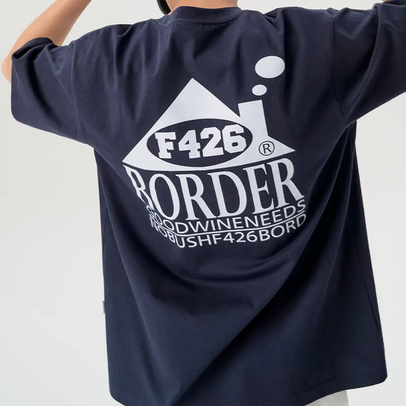 F426 Drop Shoulder Sleeve T Shirt Unisex-12