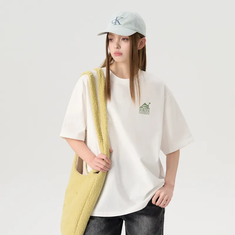 F426 Drop Shoulder Sleeve T Shirt Unisex-4