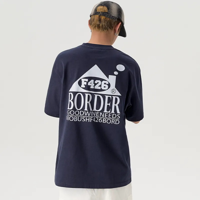 F426 Drop Shoulder Sleeve T Shirt Unisex-14