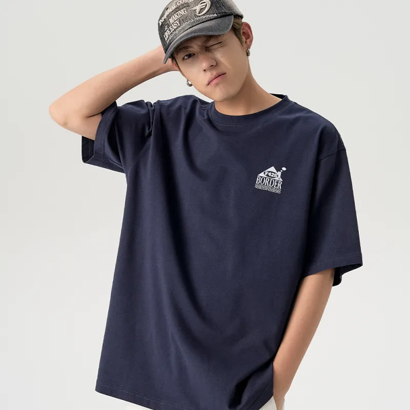 F426 Drop Shoulder Sleeve T Shirt Unisex-13