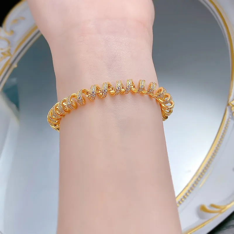 RUOK S925 Silver Bracelets Women's-5