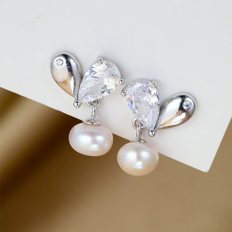 RUOK S925 Stud Earrings Women's-1