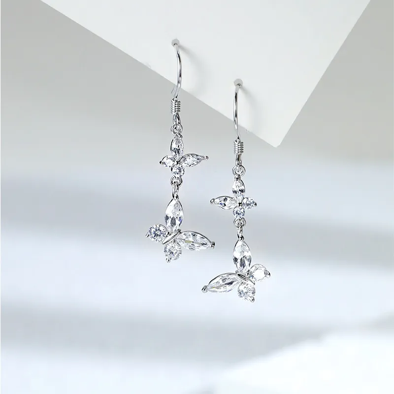 RUOK S925 Silver Earrings Women's-4