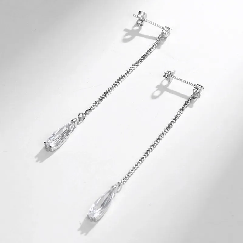 RUOK S925 Silver Earrings Women's-3