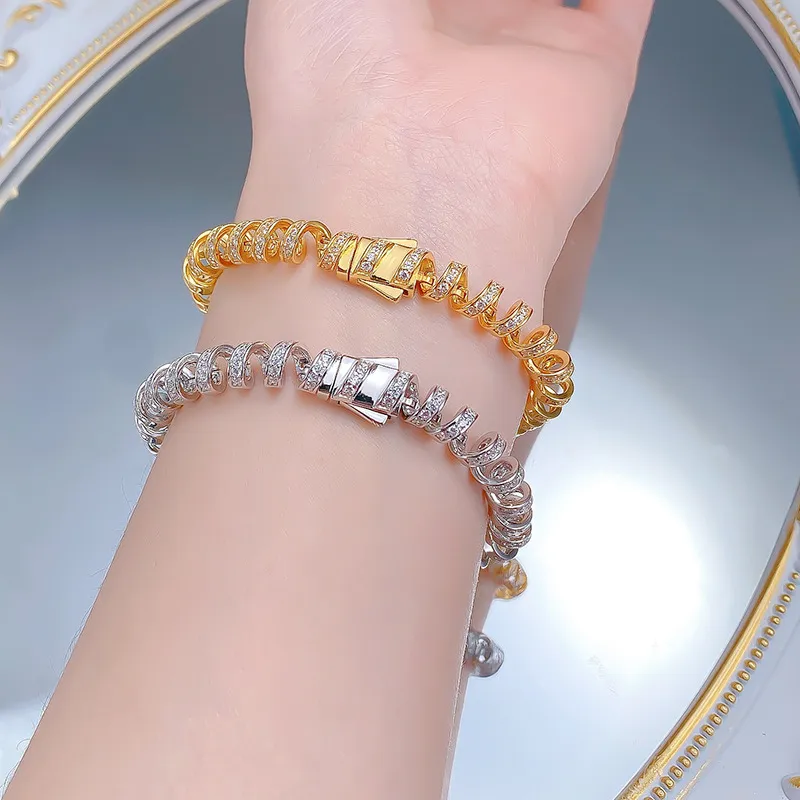 RUOK S925 Silver Bracelets Women's-9
