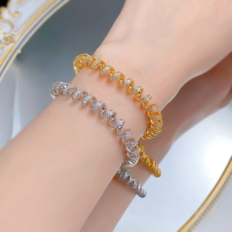 RUOK S925 Silver Bracelets Women's-3