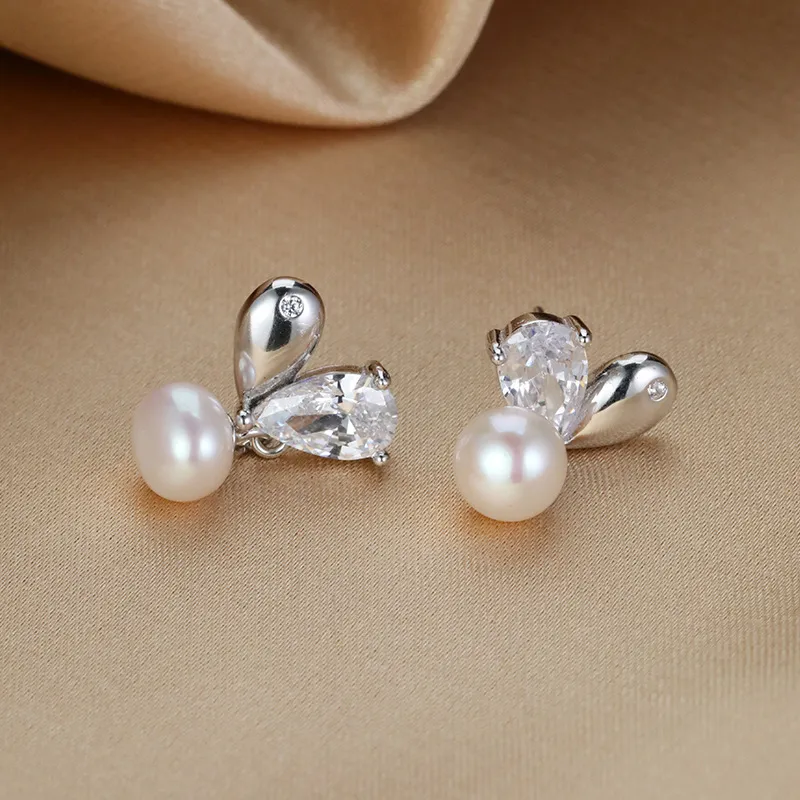 RUOK S925 Stud Earrings Women's-2