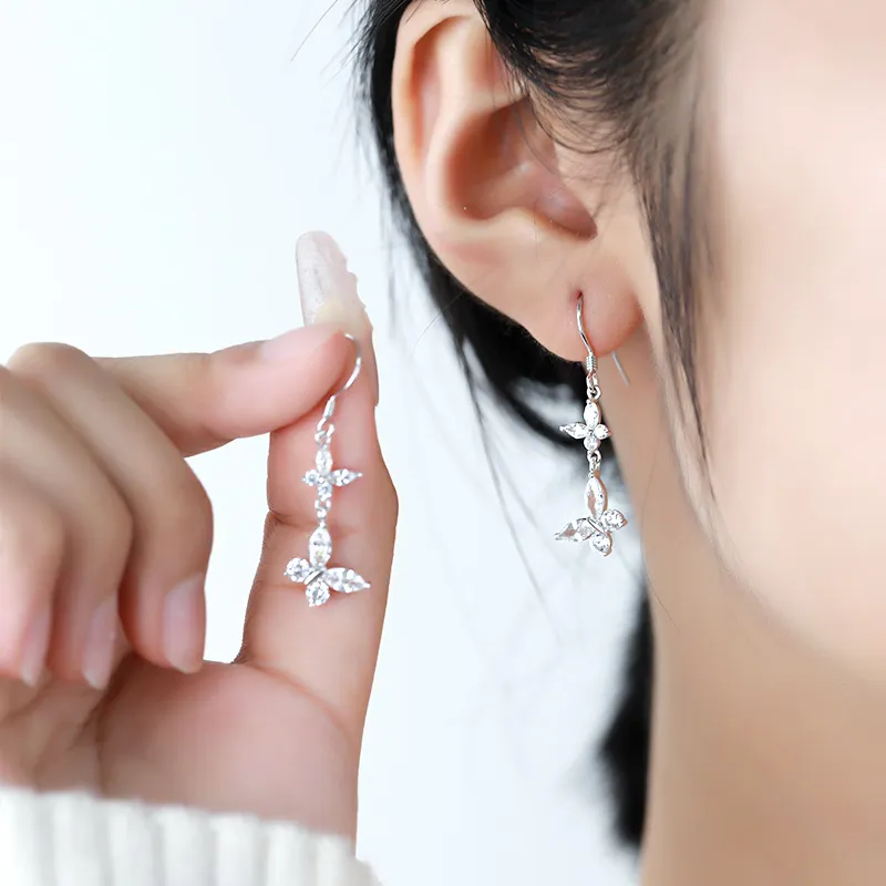 RUOK S925 Silver Earrings Women's-1